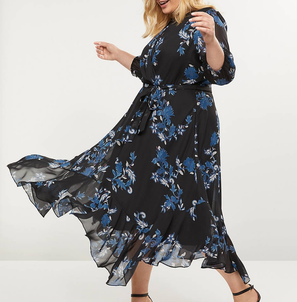 NWT Floral flair dress